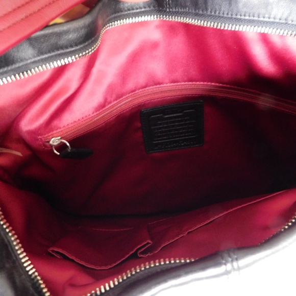 Burgundy Black and Gray Crossbody Purse - Picture 5 of 6